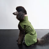 Dog Coat Brooklyn Long Flannel Fern Green
