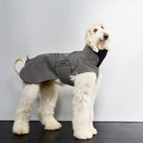 Sighthound Coat Brooklyn Long Tweed Black