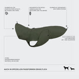 Dog Raincoat Dublin 2.0 Dark Olive
