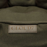 Hundekorb Lazy Canvas Olive