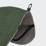 Dog Coat Brooklyn Long Flannel Fern Green