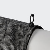 Sighthound Coat Brooklyn Long Tweed Black