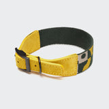 Dog Collar Wide Maksimir Park Green/Yellow