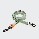 Hundeleine verstellbar BioThane Ipanema Mint-Neon Orange