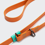 Freihandleine BioThane Ipanema Orange-Aqua