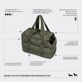 Dog Carrier Montreal Light Olive