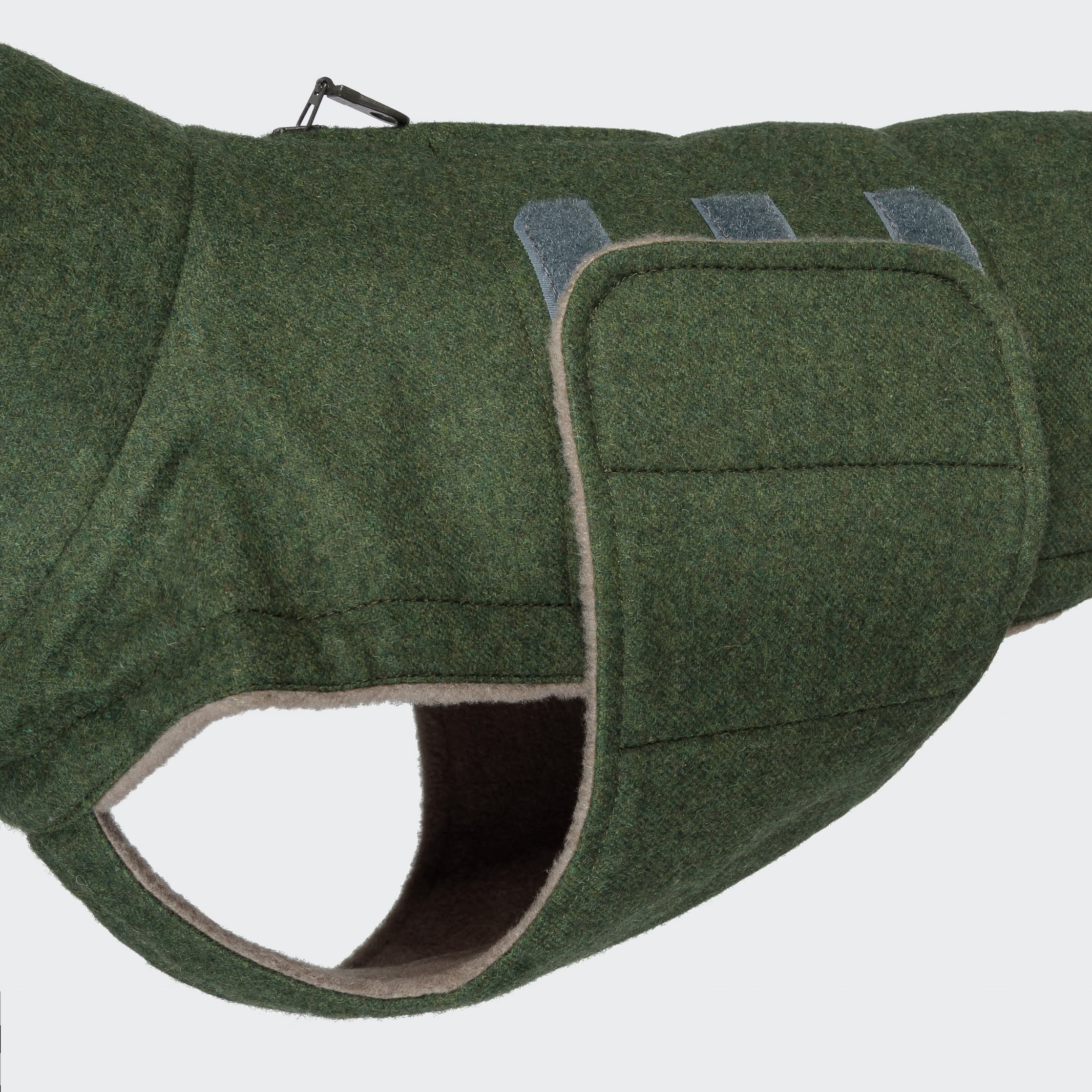 Hundemantel Dackel Brooklyn Flanell Fern Green