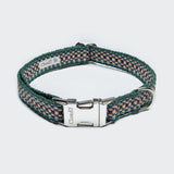 Veganes Hundehalsband im Häkellook in grün