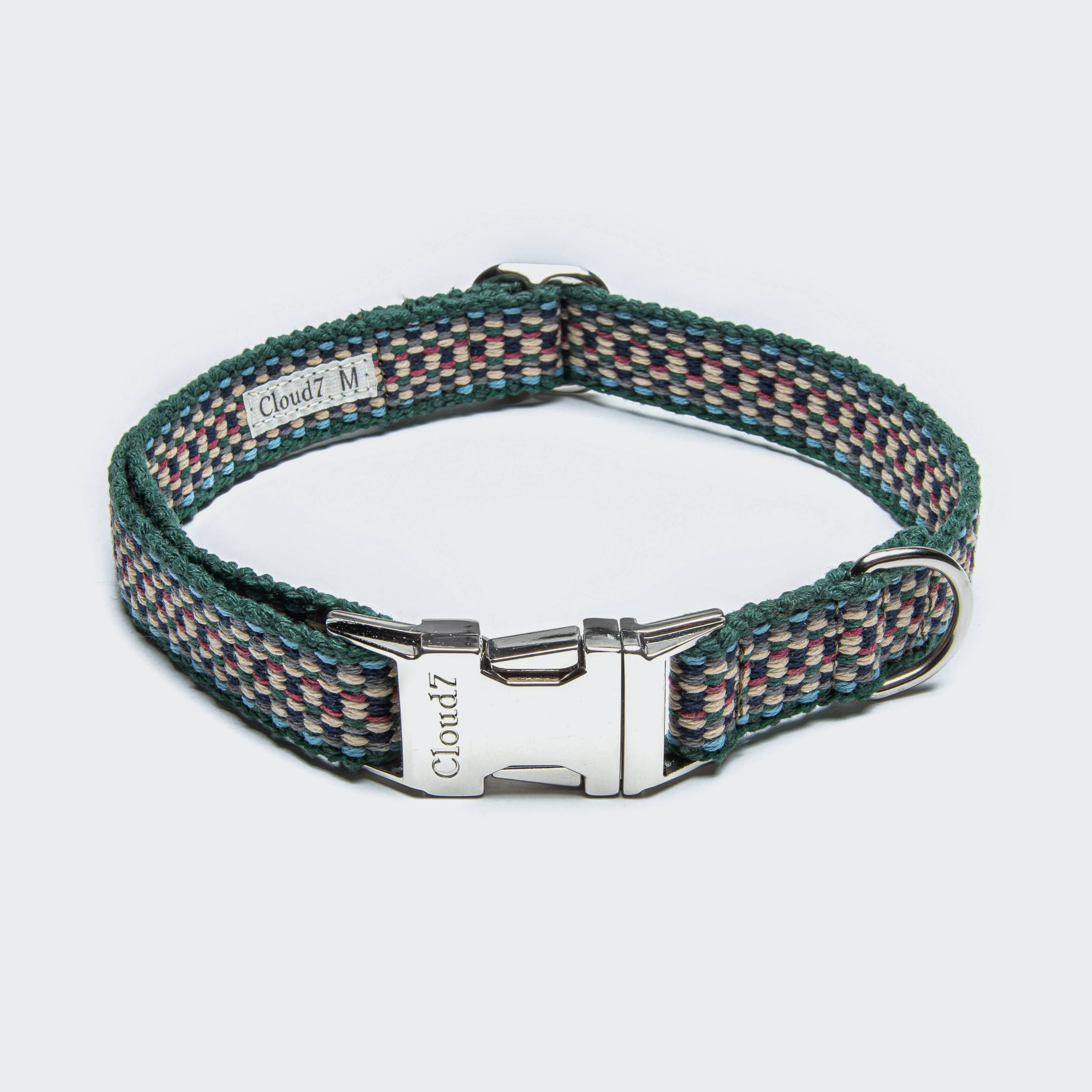 Veganes Hundehalsband im Häkellook in grün