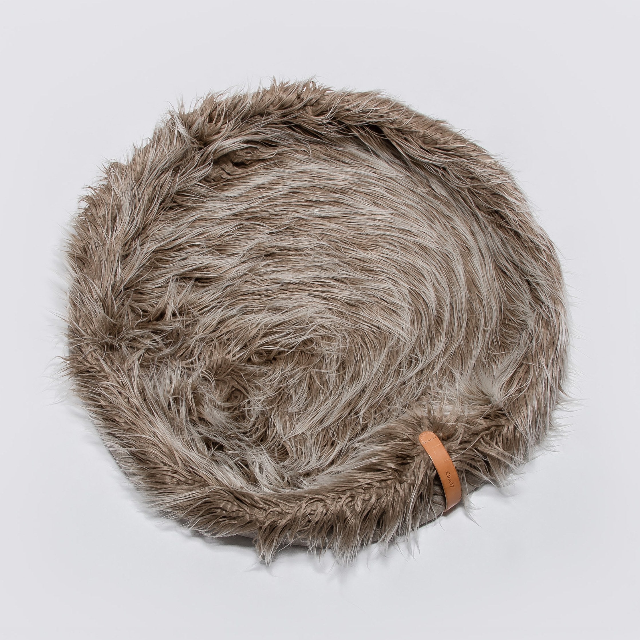 extra fluffy duvet cover for round dog bed