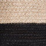 Aufbewahrungskorb Jute Natural/Black