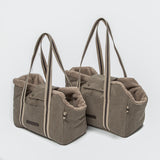 Unisex Hundetasche mit Teddy-Futter in zwei Größen