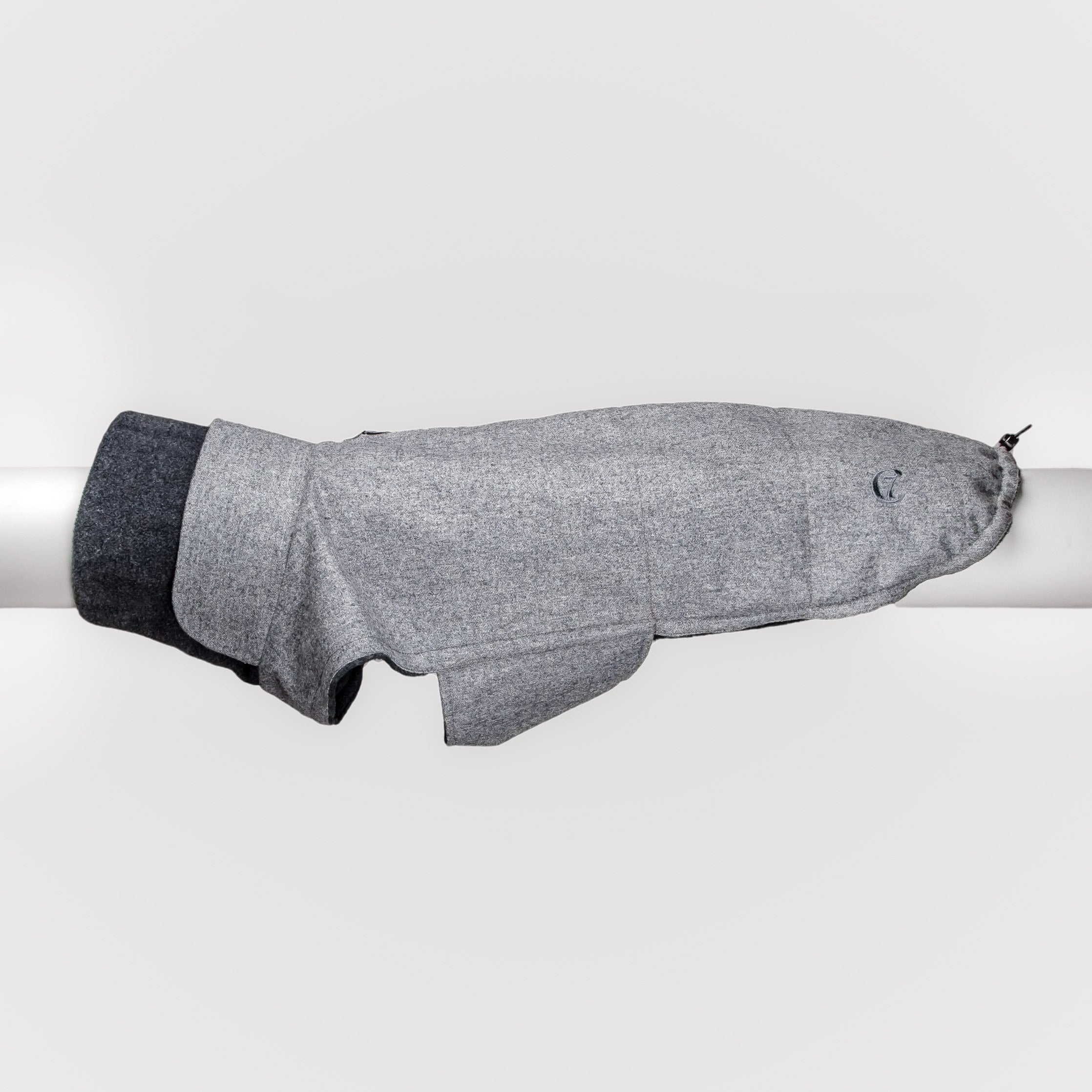 Windhundmantel Brooklyn Flanell Grey