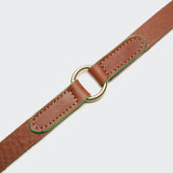 Dog Leash Kings Park Cognac/Green