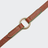 Dog Leash Prince Park Cognac/Green