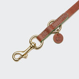 Dog Leash Prince Park Cognac/Green
