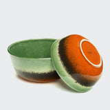 Dog Bowl Annie Green-Orange