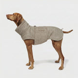 Hundemantel Brooklyn Long Tweed Beige