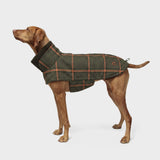 Dog Coat Brooklyn Flannel Tartan Green