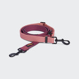 L-1 Freihandleine AKTIV Aubergine/Soft Rose