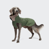 Dog Coat Brooklyn Long Flannel Fern Green