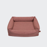 Hundebett Sleepy Linen-Mix Faded Rose Mélange