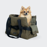 Dog Carrier Turin Canvas Olive