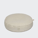 Hundebett Pouf Tweed Mélange Cream