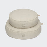 Hundebett Pouf Tweed Mélange Cream