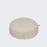 Hundebett Pouf Tweed Mélange Cream