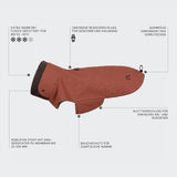 Dog Coat Brooklyn Rust