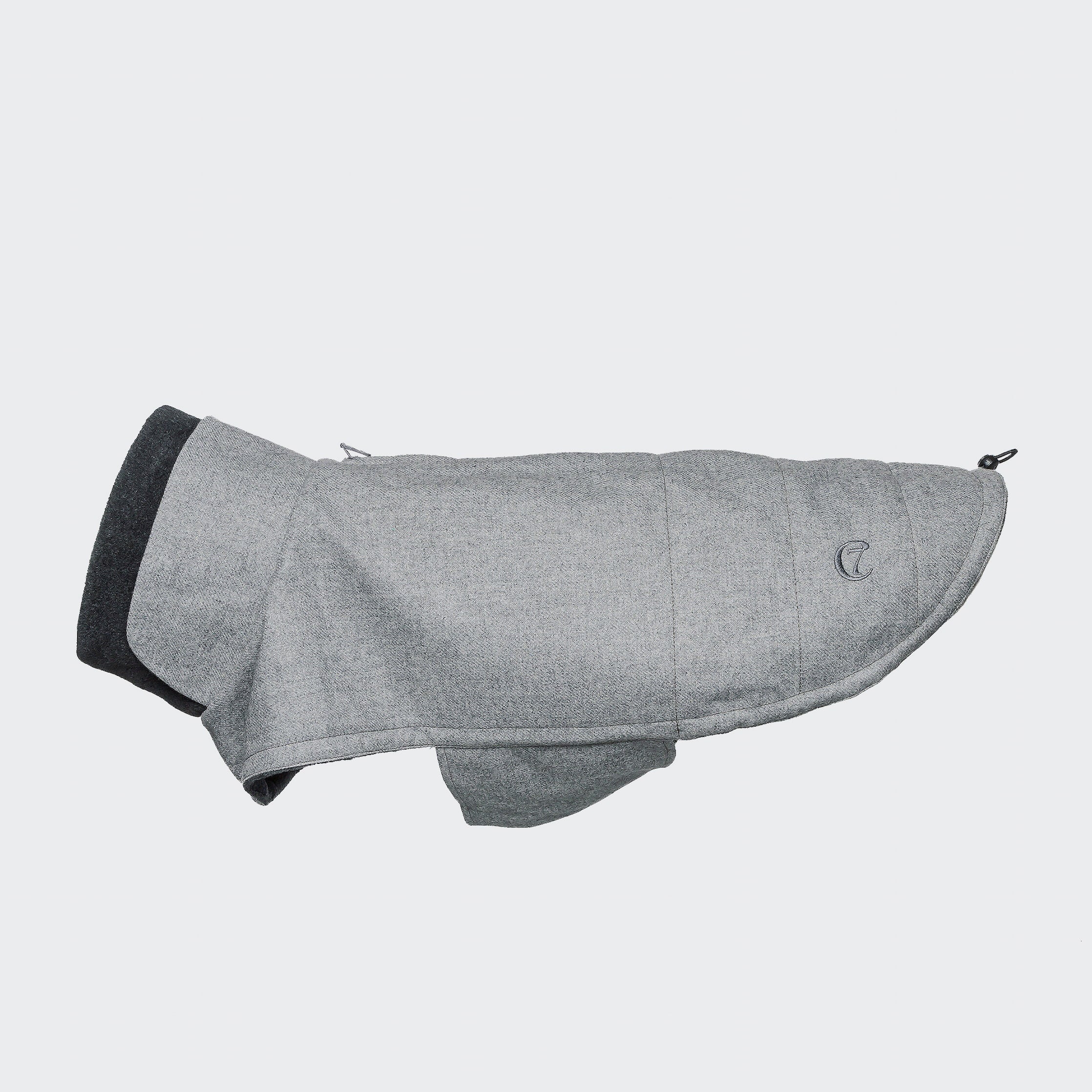 Hundemantel Brooklyn Flanell Grey