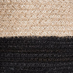 Aufbewahrungskorb Jute Natural/Black