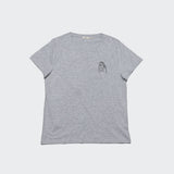 RESC7UE T-Shirt Love Grey Mélange