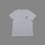 Graues T-Shirt mit schönem Motiv