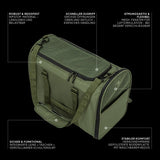 Hundeflugtasche AKTIV Olive